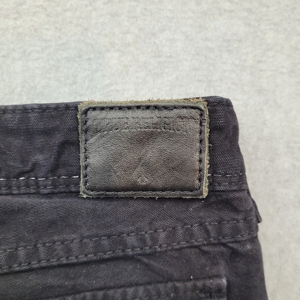 True Religion Cargo Runner Boys Size 8 Black Cotton Jogger Pants 716WB09‎